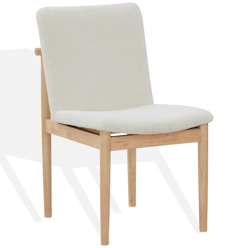 Chaise de salle à manger SAFAVIEH Couture Abriella Boucle 46 cm (18 pouces) - 48 cm (19 pouces) L x 58 cm (23 pouces) P x 84 cm (33 pouces) H